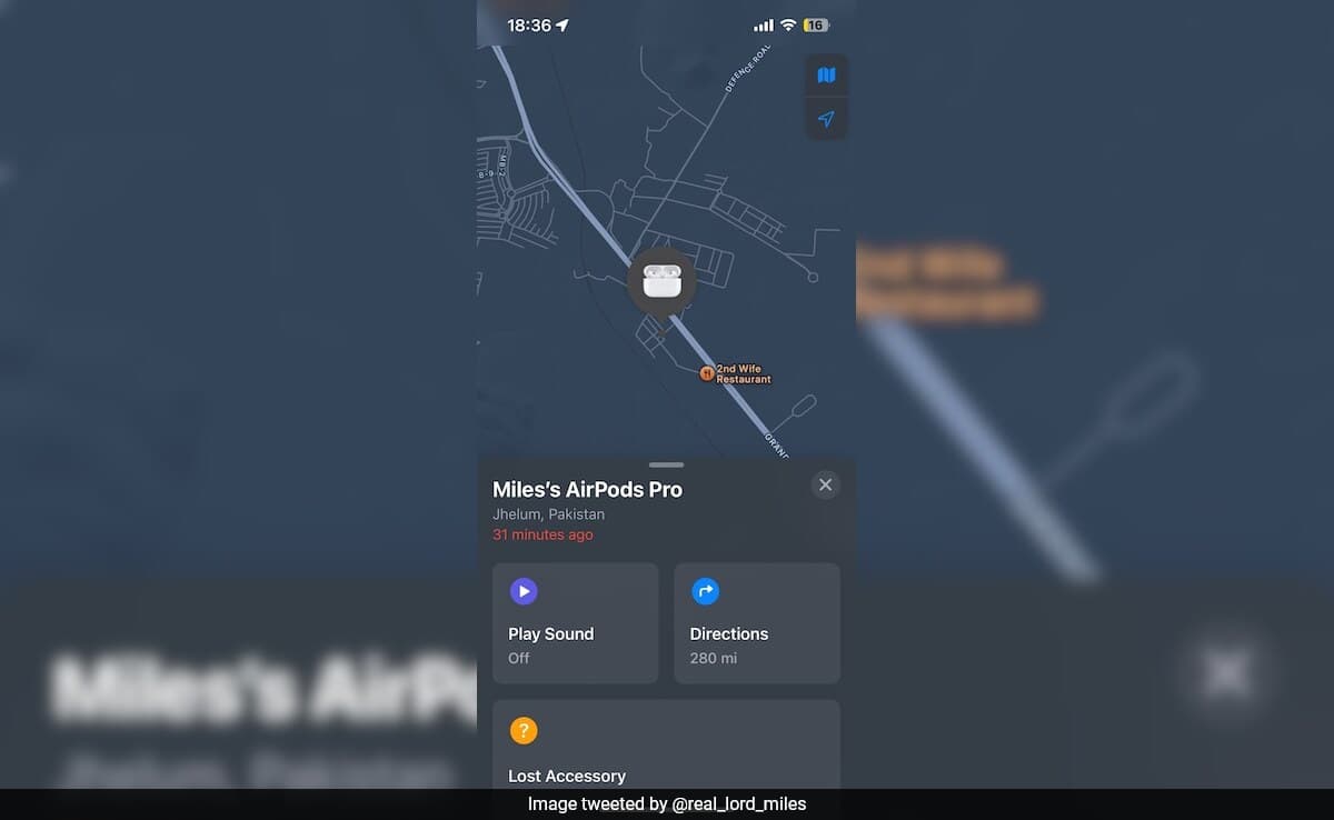 Thumbnail for Lord Miles Tracks AirPods to Pakistan, Plots Wild Police Retrieval