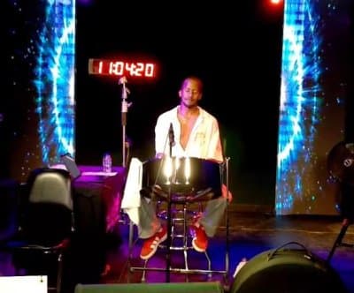 Thumbnail for Joshua Regrello's 31-Hour Steelpan Marathon Shatters World Record