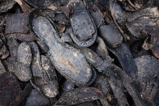 437 old shoes dug from Welsh beaches baffle locals coastline