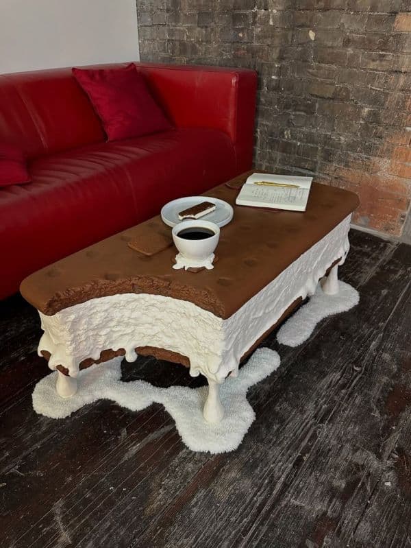 Thumbnail for Kamber Carroll Builds Sandwich Tables That Double as Living Room Feasts